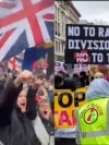 Supporters Demand Release Of U.K. Far-Right Activist In London; Counter March Also Held Supporters Demand Release Of U.K. Far-Right Activist In London; Counter March Also Held