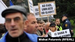 Protest metalaca u Sarajevu