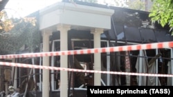 Кафе "Сепар" в Донецке, место убийства Захарченко