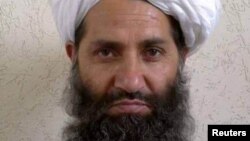 Talibanski vođa Haibatullah Akundžada na fotografiji bez datuma, objavljenoj na talibanskom Twitter feedu i koju je zasebno identificiralo nekoliko talibanskih dužnosnika
