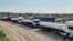 IRNA published this photo of fuel tankers lining up near an unidentified border point in Iran. Undated.