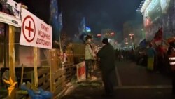 Евромайдан: полевой госпиталь в центре Киева