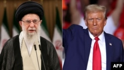 Iranian supreme leader Ayatollah Ali Khamenei (left) and U.S. President Donald Trump (composite file photo)