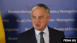 Bosna i Hercegovina, Branislav Borenović, poslanik u Predstavničkom domu Parlamenta Bosne i Hercegovine (BiH) u Sarajevu, 20. septembra 2021. 