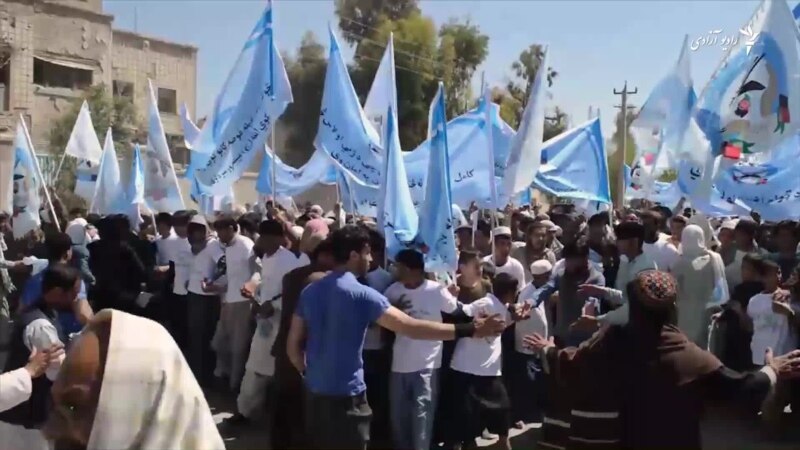 باشنده‌گان کندهار به حمایت از تلاش‌های صلح تظاهرات انجام دادند