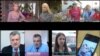 Screengrab from the Current Time video 'Fake News: Belarusian State TV Presents The Same People In Various Roles.'