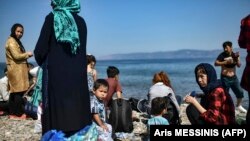Архива: мигранти од Авганистан на грчкиот остров Лезбос. 