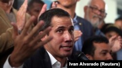 Lider venecuelanske opozicije Juan Guaido (Huan Gvaido)