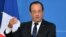 French President Francois Hollande says he wants proof that Iran has abandoned military nuclear research.