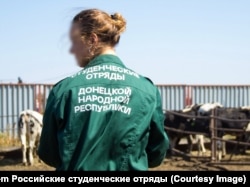 Учасниця студентського загону у 2025 році