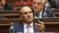 Armenia -- Finance Minister Gagik Khachatrian attends a parliament session in Yerevan, November 16, 2015.