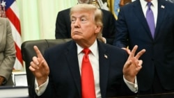 US President Donald Trump at the White House on June 11: 'We just made a great settlement of the war with Iran.'