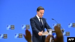 Генэральны сакратар NATO Марк Рутэ пад час прэзэнтацыі штогадовай справаздачу за 2025 год, 26 сакавіка 2026