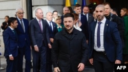 Украинскиот претседател Володимир Зеленски во посета на Мадрид, 18 ноември 2025 г.