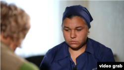 Анастасія під час запису інтерв'ю в колонії, 2025 рік