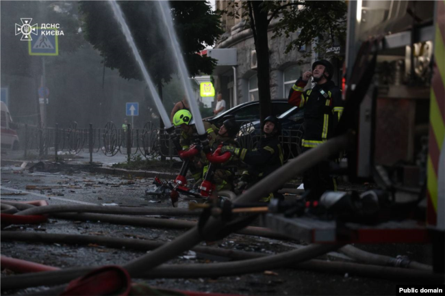 Pasojat e sulmit ajror në Kiev. 10 korrik 2025
