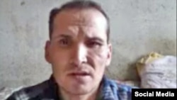 A YouTube screen grab of RFE/RL Turkmen Freelance Correspondent Saparmamed Nepeskuliev. 