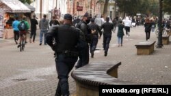Патэсту ў Магілёве 27 верасьня, падчас якога быў паранены Андрэй Вярбіцкі