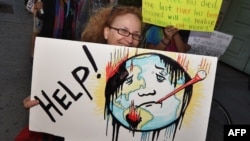 La o demonstrație ecologistă la Los Angeles 