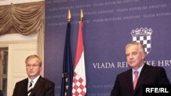 Oli Rehn i Ivo Sanader, u Zagrebu, 12.11.2008, Photo: Enis Zebić