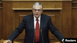 Премьер-министр Греции Лукас Пападимос