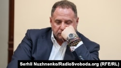 Андрій Єрмак на судовому засідання із обрання йому запобіжного заходу, Київ, 12 травня 2026 року