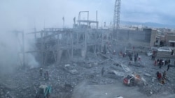 تصویری از منطقه حسینیه زنجان که بامداد سه‌شنبه یازدهم فروردین مورد حمله قرار گرفت