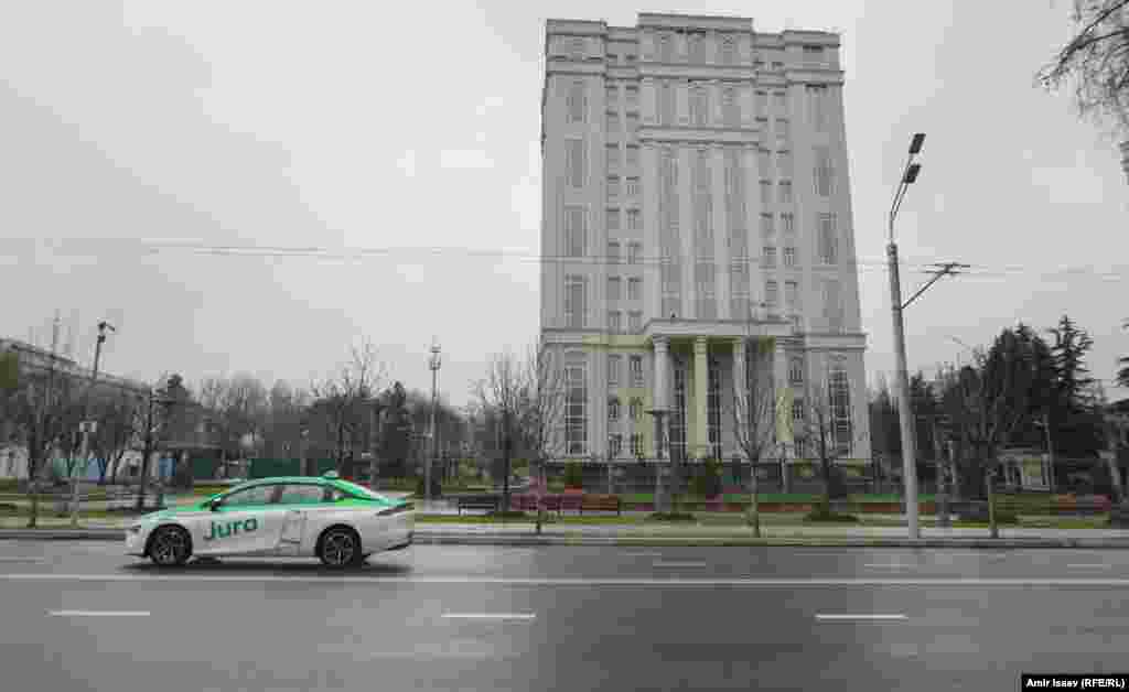 The Rohat Teahouse in Dushanbe. which was demolished in March 2025, now has a high-rise government building standing in its place.Rohat was a beloved landmark of the Tajik capital and had been named one of the world's best teahouses. Near the demolition site in early 2025. a local told RFE/RL's Tajik Service that "sometimes as a Dushanbe local, I can't recognize my own city."