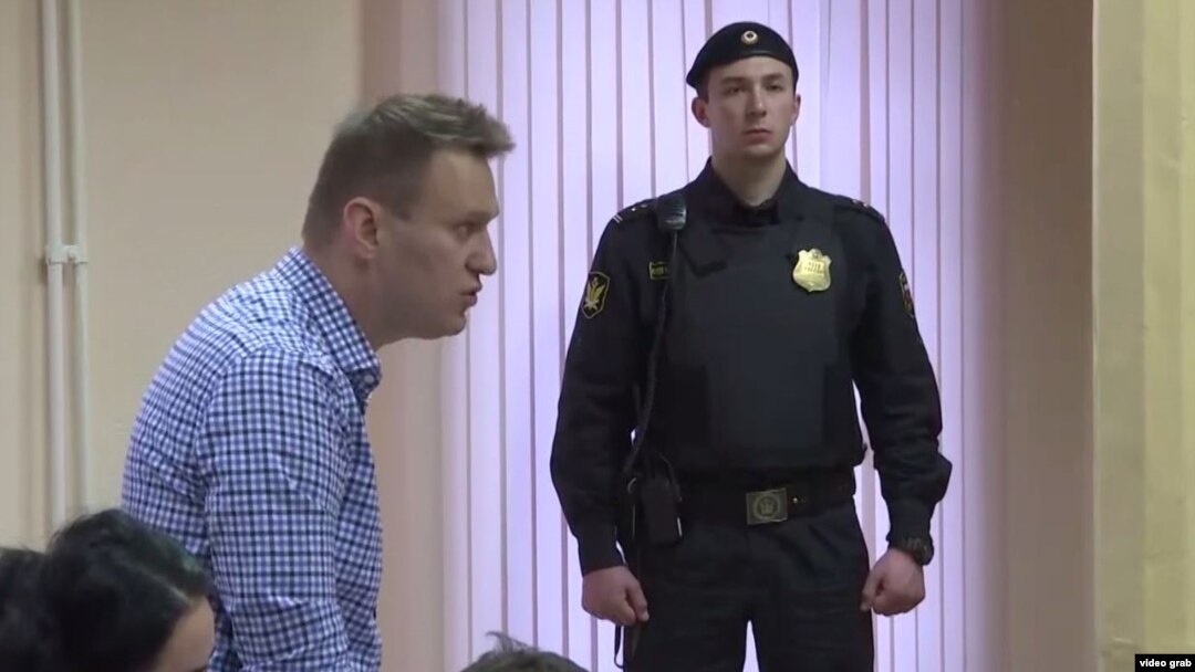 Алексей Навальный в суде