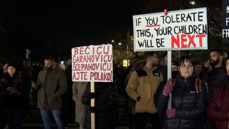 Thousands Demand Resignations Of Senior Ministers Over Mass Shooting In Montenegro