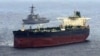 The USS Rafael Peralta implements a maritime blockade against a Iran-flagged crude oil tanker vessel in May. 
