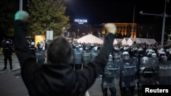 Protest kod Skupštine Srbije, 2. novembar 2025.