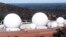 Radar domes of the joint U.S.-Australian missile-defense base near Alice Springs.