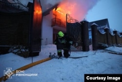 Наслідки російського удару в Рівненській області, 7 лютого 2026 року (ілюстраційне фото)