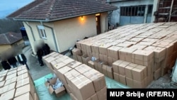 Zaplenjena opojna droga u selu Konjuh, kod Kruševca u centralnoj Srbiji 29. januar 2026. 