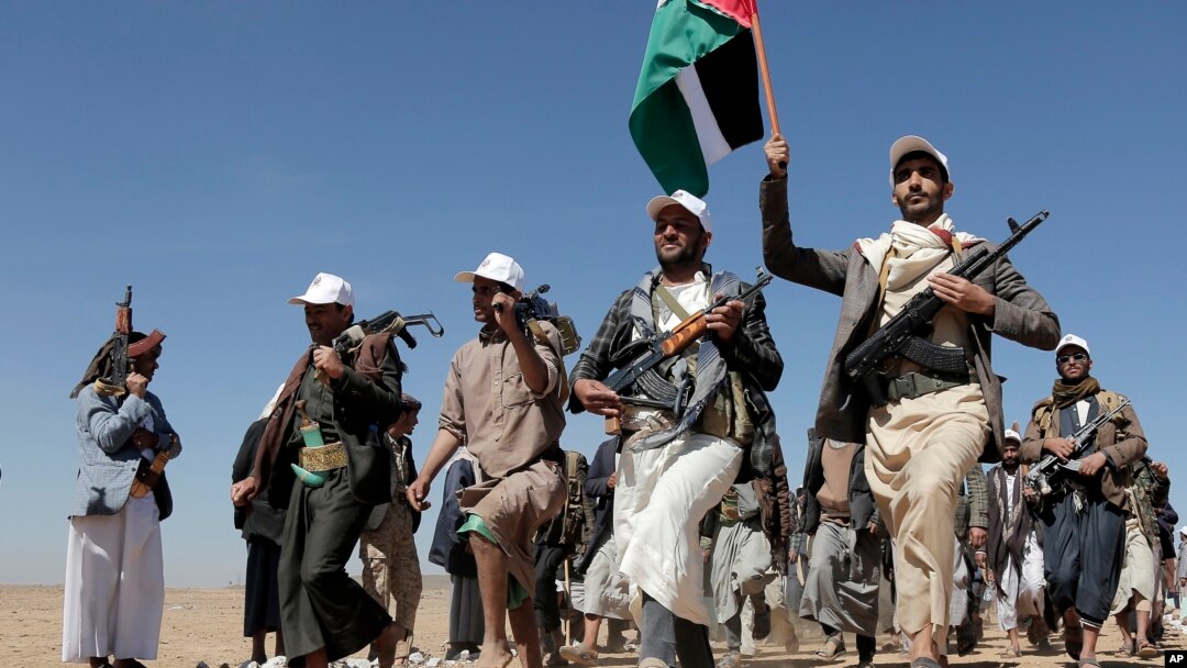 Rebelii Houthi sunt susținuți de Iran