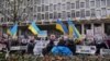 Лондонські українці протестували проти військового втручання Росії