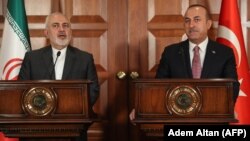 Թուրքիայի և Իրանի ԱԳ նախարարների համատեղ ասուլիսը Անկարայում, 17-ը ապրիլի, 2019թ․