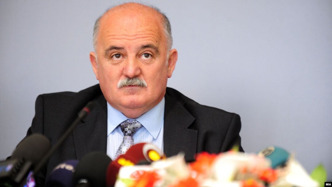 Прес-конференција на Јавниот обвинител Марко Зврлевски во Скопје.