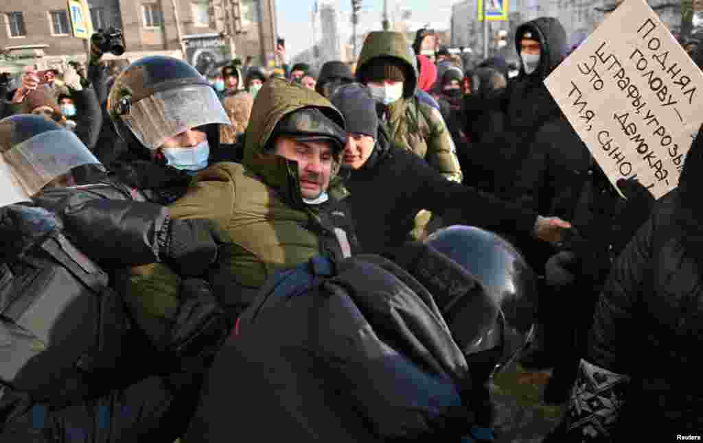 Акция протеста в Омске
