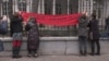 Georgia -- Women rally protest action front of president palace in Atoneli street, Tbilisi, 22Dec2018