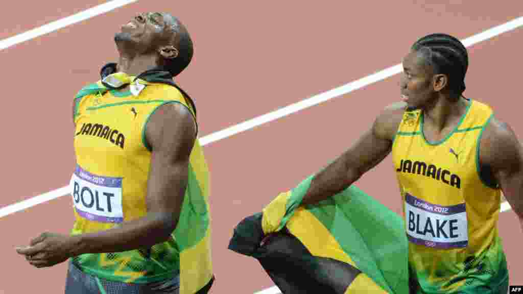 Usain Bolt i Yohan Blake, Jamaica, osvojili su zlato i srebro na OI London 2012. 