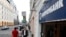Russia -- People walk past an office of Gazprombank in central Moscow, July 17, 2014
