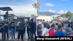 ყვარელში აქცია დასრულდა. გიორგი ალადაშვილის ფოტოები