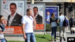 Sarajeva gjatë fushatës për zgjedhjet e 12 tetorit ...