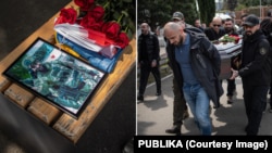 მათ ცხედრებს ოჯახის წევრები და ახლობლები დახვდნენ.