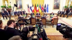 Встреча Дональда Трампа, Владимира Зеленского и европейских лидеров в Белом доме 18 августа 2025 года
