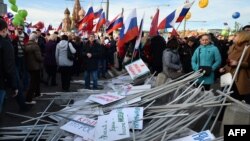 Кадр с прошлогоднего митинга-концерта в Москве. 18 марта 2015 года