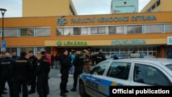 Болницата во Острва во која имало пукање.