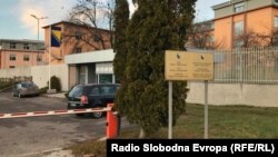 Ulaz u zgradu Suda i Tužilaštva BiH, Sarajevo, ilustracija